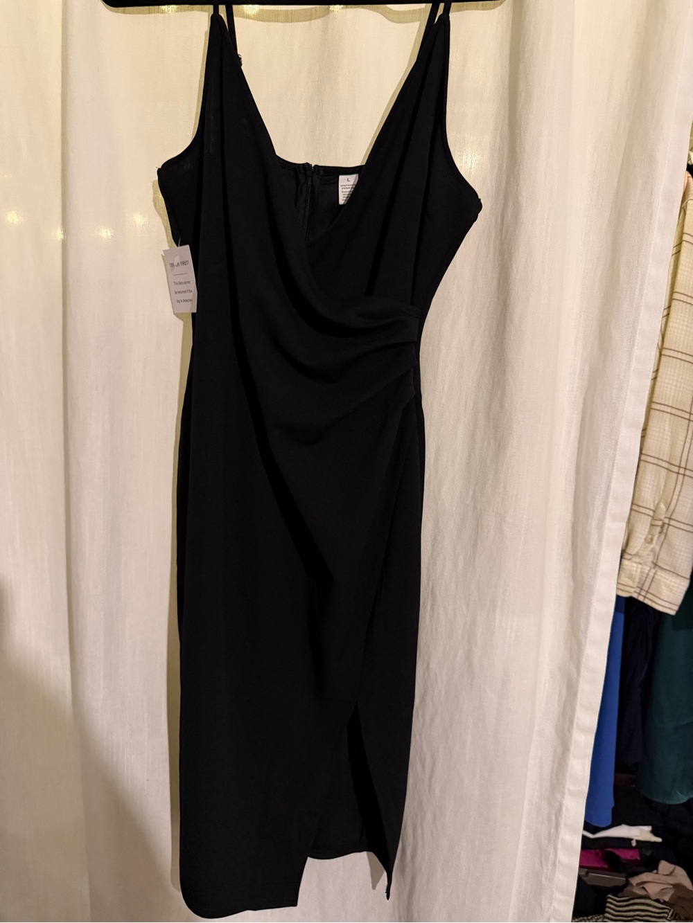 Classic Black v neck Dress